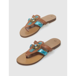 SANDALIA KAMOME TRENDS IRIS AZUL