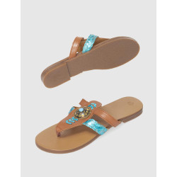 SANDALIA KAMOME TRENDS IRIS AZUL