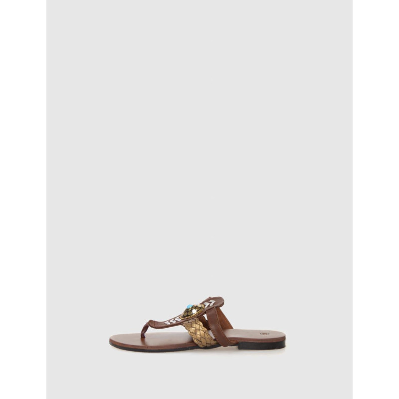 SANDALIA KAMOME TRENDS IRIS PLATA