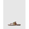 SANDALIA KAMOME TRENDS IRIS PLATA