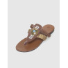 SANDALIA KAMOME TRENDS IRIS PLATA