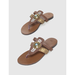 SANDALIA KAMOME TRENDS IRIS PLATA
