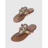 SANDALIA KAMOME TRENDS IRIS PLATA