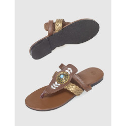 SANDALIA KAMOME TRENDS IRIS PLATA