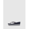 SANDALIA DE DEDO TOMMY HILFIGER WEDGE BEACH SANDAL MARINO