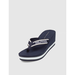 SANDALIA DE DEDO TOMMY HILFIGER WEDGE BEACH SANDAL MARINO