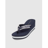 SANDALIA DE DEDO TOMMY HILFIGER WEDGE BEACH SANDAL MARINO