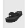 SANDALIA DE DEDO CALVIN KLEIN BEACH SANDAL FLATFORM PADDED NY NEGRO