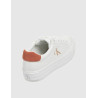 ZAPATILLA CALVIN KLEIN BOLD VULC FLATF LOW LTH ML BLANCO