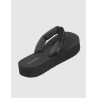 SANDALIA DE DEDO CALVIN KLEIN BEACH SANDAL FLATFORM PADDED NY NEGRO