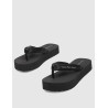 SANDALIA DE DEDO CALVIN KLEIN BEACH SANDAL FLATFORM PADDED NY NEGRO