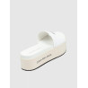 SANDALIA CALVIN KLEIN FLATFORM SANDAL MET BLANCO