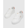 ZAPATILLA CALVIN KLEIN BOLD VULC FLATF LOW LTH ML BLANCO