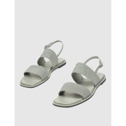 SANDALIA CALVIN KLEIN FLAT SANDAL HE GRIS