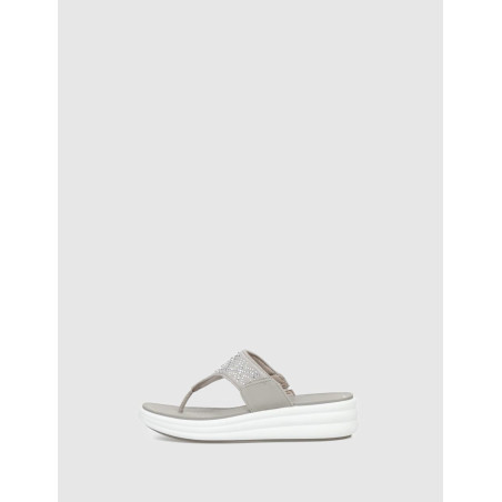 SANDALIA DE DEDO CLARKS DRIFT WAY TAUPE