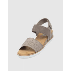 SANDALIA SKECHERS BOBS DESERT KISS TAUPE