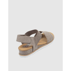 SANDALIA SKECHERS BOBS DESERT KISS TAUPE