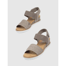 SANDALIA SKECHERS BOBS DESERT KISS TAUPE