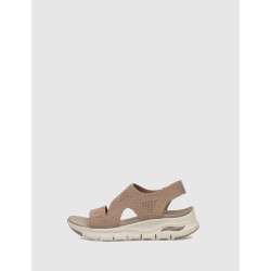 SANDALIA SKECHERS ARCH FIT TAUPE