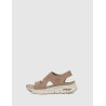 SANDALIA SKECHERS ARCH FIT TAUPE
