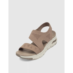 SANDALIA SKECHERS ARCH FIT TAUPE