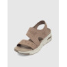 SANDALIA SKECHERS ARCH FIT TAUPE