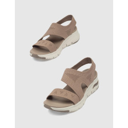 SANDALIA SKECHERS ARCH FIT TAUPE