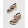 SANDALIA SKECHERS ARCH FIT TAUPE