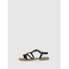SANDALIA OBVIO SHOES KAORI NEGRO