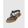 SANDALIA OBVIO SHOES KAORI NEGRO