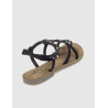 SANDALIA OBVIO SHOES KAORI NEGRO