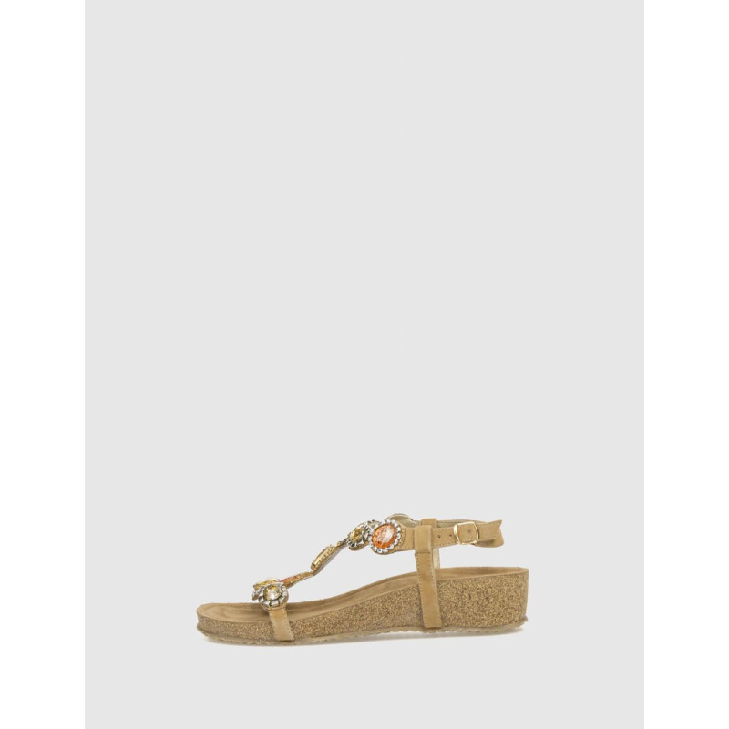 SANDALIA OBVIO SHOES IF6012 BEIG