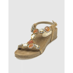 SANDALIA OBVIO SHOES IF6012 BEIG
