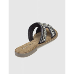 SANDALIA OBVIO SHOES HANAKO NEGRO