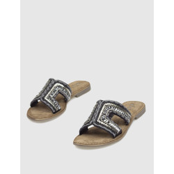 SANDALIA OBVIO SHOES HANAKO NEGRO