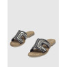 SANDALIA OBVIO SHOES HANAKO NEGRO