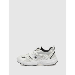 ZAPATILLA CALVIN KLEIN RETRO TENNIS MESH ML BLANCO