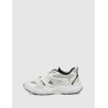 ZAPATILLA CALVIN KLEIN RETRO TENNIS MESH ML BLANCO
