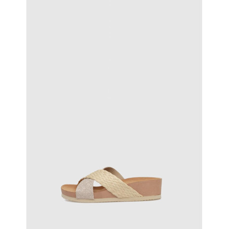 SANDALIA GIOSEPPO GOULDS NATURAL