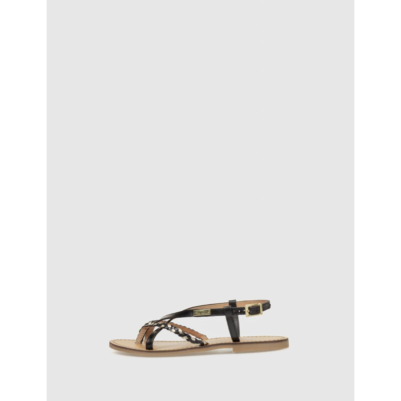 SANDALIA DE DEDO LESTROPEZIES CHOU MULTI NEGRO
