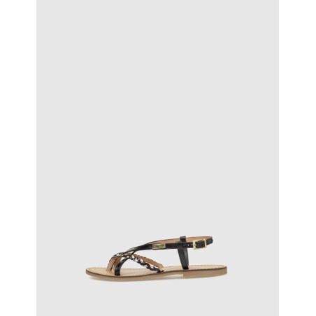 SANDALIA DE DEDO LESTROPEZIES CHOU MULTI NEGRO