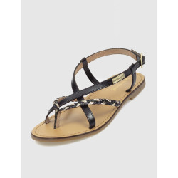 SANDALIA DE DEDO LESTROPEZIES CHOU MULTI NEGRO