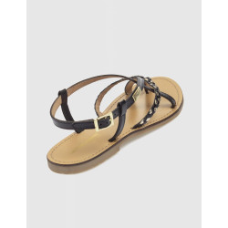 SANDALIA DE DEDO LESTROPEZIES CHOU MULTI NEGRO