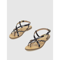 SANDALIA DE DEDO LESTROPEZIES CHOU MULTI NEGRO