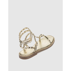 SANDALIA ROMANA LESTROPEZIES CORALIE ORO
