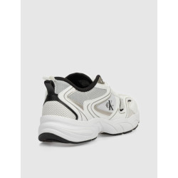 ZAPATILLA CALVIN KLEIN RETRO TENNIS MESH ML BLANCO
