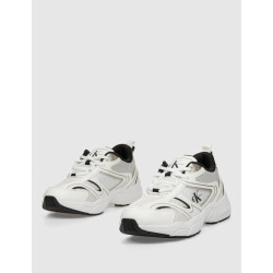 ZAPATILLA CALVIN KLEIN RETRO TENNIS MESH ML BLANCO