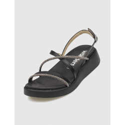 SANDALIA WONDERS C-6532 NEGRO