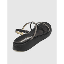 SANDALIA WONDERS C-6532 NEGRO