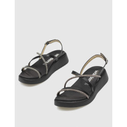 SANDALIA WONDERS C-6532 NEGRO